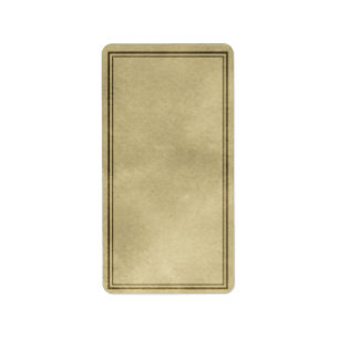 Mittleres vertikales Apothekenschild Adressaufkleber