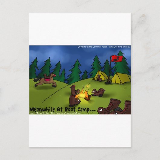 Mittlerweile @ Boot Camp Funny T-Shirts Karten Ges (Vorderseite)