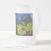 Mittlerweile @ Boot Camp Funny T-Shirts Karten Ges Mattglas Bierglas (VorderseiteRechts)