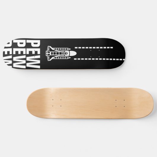 Mittlerweile im Weltraum Skateboard (Horizontal)