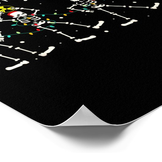 Mittlerweile in der Radiologie Xmas Light Christma Poster (Ecke)