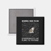 Mittlerweile plant Schrödingers in der Box Magnet (Vorderseite/Rückseite)