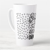 Mittons Schneeflocke, damit es Latte Tasse schneid (Linke Ecke)