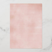 Mittsommer | Babydusche Folieneinladung (Rückseite)