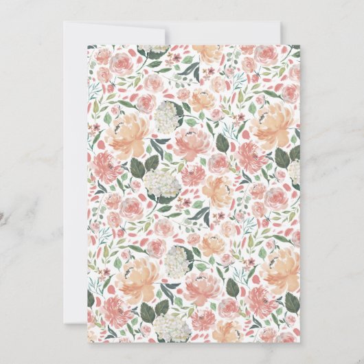 Mittsommer | Einladung von Blumenkranken (Rückseite)