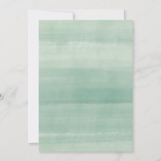 Mittsommer | Einladung zur Hochzeit von Wasserfarb (Rückseite)