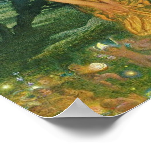 Mittsommer Eve Edward Robert Hughes 1908 Poster (Ecke)