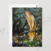 Mittsommer Eve, Edward Robert Hughes Postkarte (Vorne/Hinten)