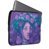 Mittsommer Hut, Sommer Fantasy Surreal Portrait Ar Laptopschutzhülle (Vorne Rechts)