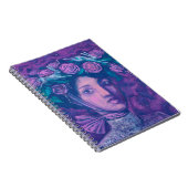 Mittsommer Hut, Sommer Fantasy Surreal Portrait Ar Notizblock (Rechte Seite)