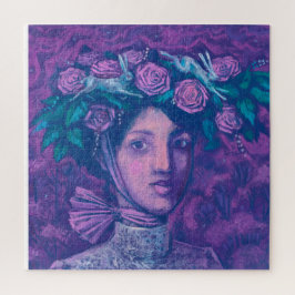 Mittsommer Hut, Sommer Fantasy Surreal Portrait Ar Puzzle