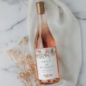 Mittsommer | Personalisierte Hochzeit Weinetikett