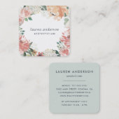 Mittsommer Quadratische Visitenkarte (Vorne/Hinten)