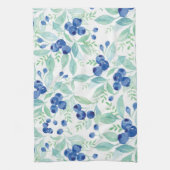 Mittsommer Rustic Blueberry Berry Summer Pattern Handtuch (Vertikal)