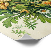 Mittsommer Sun Fairies Nordic Art Print Poster (Ecke)