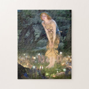 Mittsommerabend - Die magische Welt der Elfen Puzzle