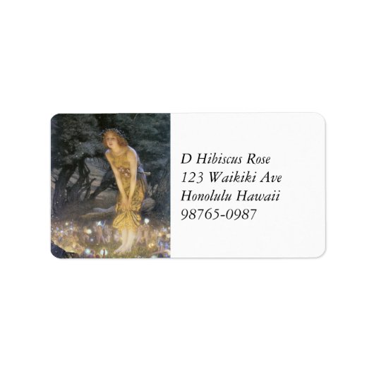 Mittsommerabend Fairy Dance Adressaufkleber (Vorne)