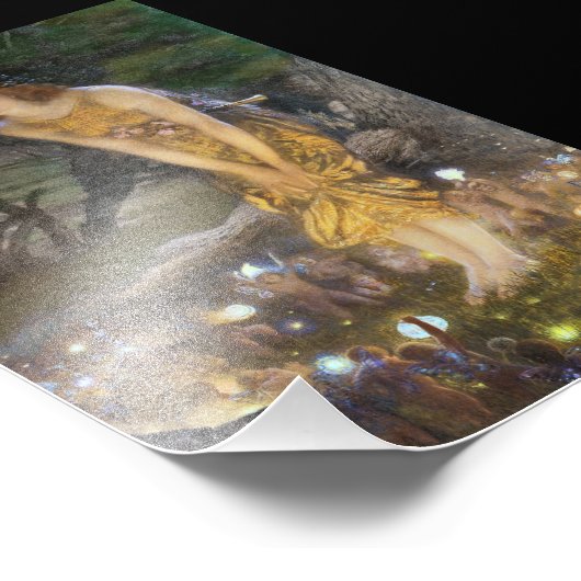 Mittsommerabend Fairy Dance Fotodruck (Ecke)