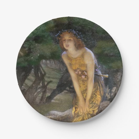 Mittsommerabend Fairy Dance Pappteller (Vorderseite)