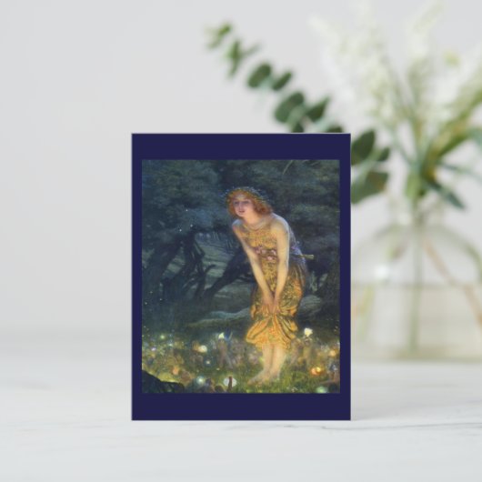 Mittsommerabend Fairy Dance Postkarte (Stehend Vorderseite)