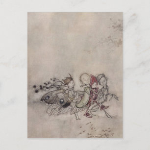 „Mittsommerfeen“ von Arthur Rackham Postkarte