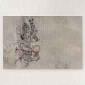„Mittsommerfeen“ von Arthur Rackham Puzzle (Horizontal)