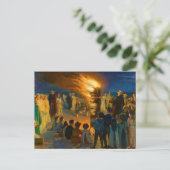 Mittsommerliche Abendbrunnen am Skagen's Beach (19 Postkarte (Stehend Vorderseite)