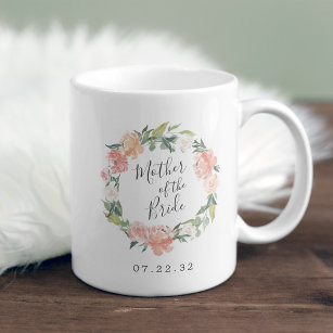 Mittsommerliche Blumenmutter der Braut Kaffeetasse