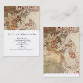 Mittsommerliche Nacht Traumhotel Unterkunftskarten Begleitkarte (Vorne/Hinten)