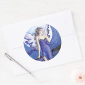 Mittsommerliche Nachtaufkleber Runder Aufkleber (Umschlag)