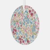 Mittsommerliche Wiese, blühende Pflanze. Ornament Aus Glas (Vorderseite links)