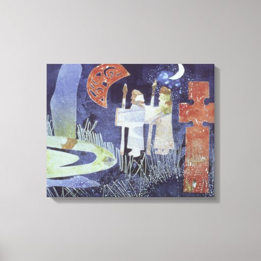 Mittsommernacht 1994 leinwanddruck (Vorderseite)