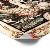 Mittsommernacht der Traum der Mermaids Arthur Rack Poster (Ecke)