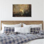 Mittsommernacht von Grimshaw, Vintage Viktorianisc Leinwanddruck (Insitu (Schlafzimmer))