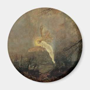 Mittsommernacht von Grimshaw, Vintage Viktorianisc Magnet