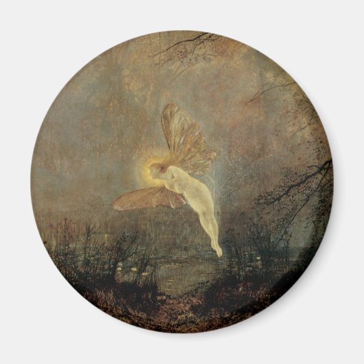 Mittsommernacht von Grimshaw, Vintage Viktorianisc Magnet (Vorne)