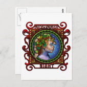 Mittsommernnacht Postkarte (Vorne/Hinten)