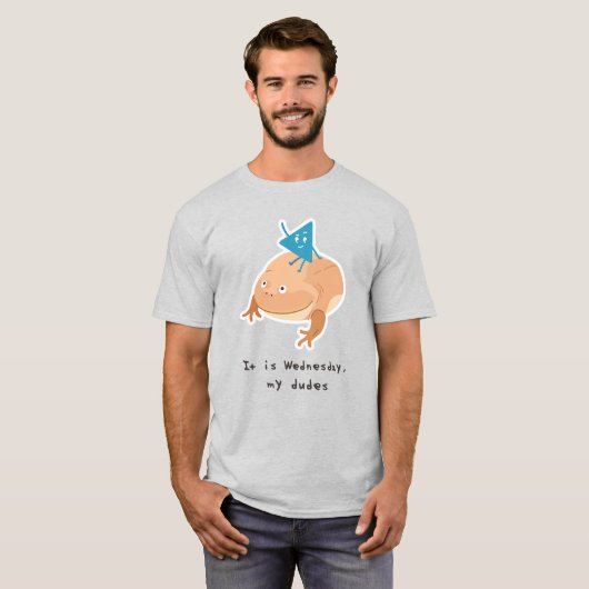 Mittwoch Frosch, Typ T-Shirt (Vorne ganz)