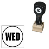 Mittwoch Gummistempel (Stempel)