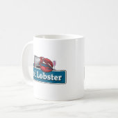 Mittwoch-Hummer Kaffeetasse (Vorderseite Links)