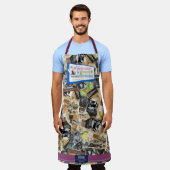 Mittwoch in Mississippi All-Over-Print-Schürze Schürze (Getragen)