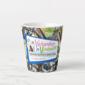 Mittwoch in Mississippi Latte-Tasse Milchtasse (Vorderseite)