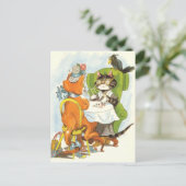 Mittwoch Nachmittagskarten Postkarte (Stehend Vorderseite)