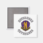 Mittwoch - Nevermore 4evermore _1 Magnet (Vorderseite/Rückseite)