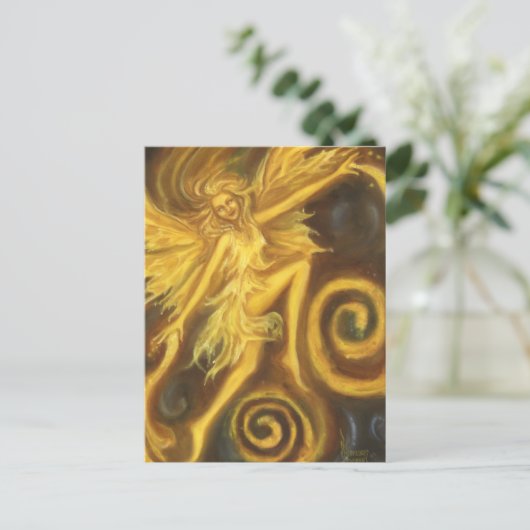 Mittwoch Sprite Postkarte (Stehend Vorderseite)