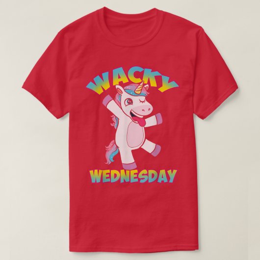Mittwoch Wacky Mittwoch Unicorn Wonder Zoo T-Shirt (Design vorne)