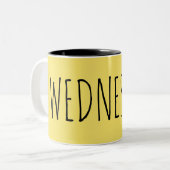 Mittwoch | | Wegeerhebung Zweifarbige Tasse (Vorderseite Links)