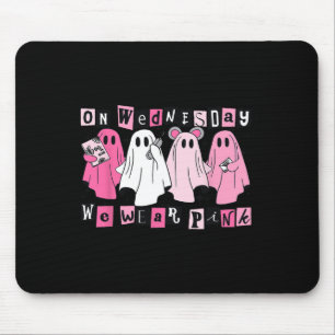 Mittwoch Wir tragen Niedliches Pink Ghost Hallowee Mousepad