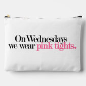 Mittwochs tragen wir rosa Lichter Zubehörtasche (Vorderseite)