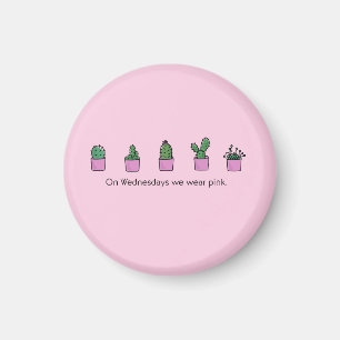 Mittwochs tragen wir rosa magnet